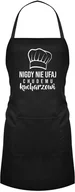 Przybory szkolne - Nigdy nie ufaj chudemu kucharzowi - fartuch z nadrukiem - miniaturka - grafika 1
