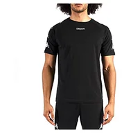 Koszulki męskie - Kappa Koszulka Klaky Czarny Koszulka męska - miniaturka - grafika 1