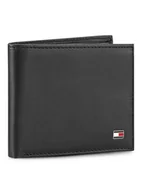 Portfele - Tommy Hilfiger Duży Portfel Męski Eton Mini Cc Wallet AM0AM00655/83365 Czarny - miniaturka - grafika 1
