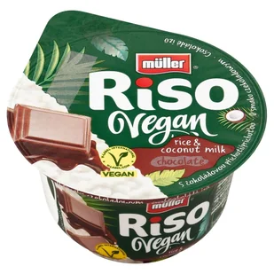 Müller - Riso wegański deser ryżowy czekoladowy - Kefiry, jogurty, maślanki - miniaturka - grafika 1