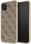 Etui i futerały do telefonów - Guess 4G Charms Collection Etui iPhone 11 Pro Max brązowy GUHCN65G4GB - miniaturka - grafika 1