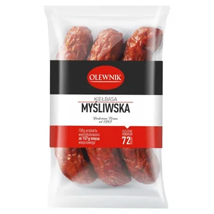 Kiełbasa Myśliwska 180 G Olewnik - Pasztet i przetwory mięsne - miniaturka - grafika 1