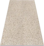 Wykładziny - DYWAN - WYKŁADZINA CASABLANCA krem biały 100x300 cm - miniaturka - grafika 1