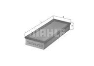 Filtry powietrza - Filtr powietrza Mahle LX 106 - miniaturka - grafika 1