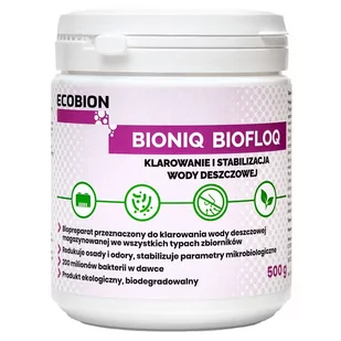 BIONIQ - BIOFLOQ - Klarowanie i stabilizacja wody deszczowej 500g - Uzdatniacze wody - miniaturka - grafika 1
