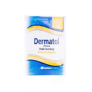 Dermatol - puder leczniczy, 2 g  3284804 - Apteczki i materiały opatrunkowe - miniaturka - grafika 1
