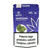 Suplementy naturalne - Sativa Poland, CBD Kwiaty Konopi ”Tropicana”, 3g - miniaturka - grafika 1