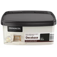Farby wewnętrzne - Primacol Farba Decobase Black D23 1 l Decorative - miniaturka - grafika 1