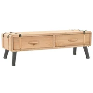 Szafki RTV - vidaXL Lumarko Szafka pod TV, 110x33x35 cm, drewno jodłowe! 339299 - miniaturka - grafika 1