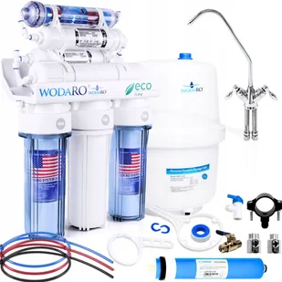 Filtr Wody RO7 Wodaro Eco Odwrócona Osmoza Jonizator 75GPD Filtr Pod Zlew - Uzdatniacze wody - miniaturka - grafika 1