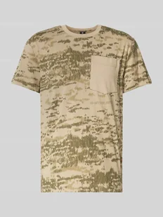 T-shirt z okrągłym dekoltem i kieszenią na piersi - Koszulki męskie - miniaturka - grafika 1