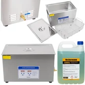 Myjki ultradźwiękowe - Myjka wanna ultradźwiękowa Heckermann JP-100S 30L + Płyn 5L - miniaturka - grafika 1
