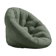 Fotele - Rozkładany fotel Karup Design Nido Olive Green - miniaturka - grafika 1
