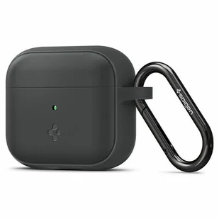 Apple SPIGEN Etui na słuchawki SPIGEN Silicone Fit Airpods 3 Szary - Akcesoria do słuchawek - miniaturka - grafika 1