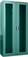 Meble i wyposażenie gabinetów medycznych - MD/2s.6033 szafa lekarska 2-skrzydłowa 1-komorowa zielona - miniaturka - grafika 1
