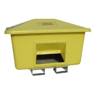 Kosze na śmieci - B2B Partner Model na wózek widłowy 13280 - 00 - miniaturka - grafika 1