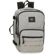 Torby na laptopy - Pepe Jeans Aris Evergreen Plecak kabinowy na laptopa 15,6" szary 25x40x20 cm Poliester by Joumma Bags - miniaturka - grafika 1