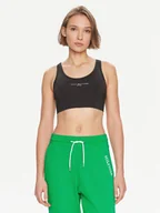Bielizna sportowa damska - Tommy Hilfiger Biustonosz sportowy Essentials WW0WW41081 Czarny - miniaturka - grafika 1