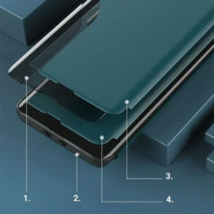 Eco Leather View Case elegancki futerał etui z klapką i funkcją podstawki Xiaomi Redmi K40 Pro+ / K40 Pro / K40 / Poco F3 fioletowy - Etui i futerały do telefonów - miniaturka - grafika 12