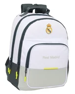 Plecaki szkolne i tornistry - Plecak szkolny tornister dwukomorowy Real Madryt 42 cm oficjalna kolekcja klubowa kibica - miniaturka - grafika 1