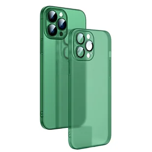 Etui König Design kompatybilne z Apple iPhone 14 Pro Max plastikowe miękkie etui na telefon - Etui na telefon komórkowy zielone - Etui i futerały do telefonów - miniaturka - grafika 1