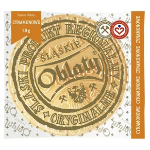 Śląskie oblaty cynamonowe 30 g - Pieczywo chrupkie - miniaturka - grafika 1
