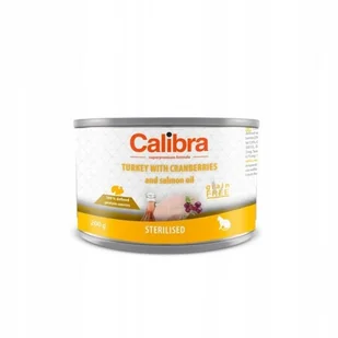 Calibra Cat Sterilised Turkey, Cranberry - 200 g - Mokra karma dla kotów - miniaturka - grafika 1