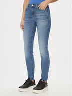 Spodnie damskie - Tommy Jeans Jeansy Nora DW0DW17568 Niebieski Skinny Fit - miniaturka - grafika 1