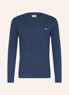 Swetry męskie - Gant Sweter blau - GANT - miniaturka - grafika 1