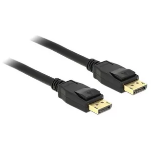 Delock Kabel Displayport > Displayport 4K 3m czarny M/M - Kable komputerowe i do monitorów - miniaturka - grafika 1