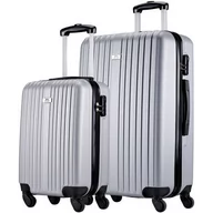 Walizki - Zestaw walizek SLAZENGER 247267 55/73 cm Srebrny | Bezpłatny transport - miniaturka - grafika 1