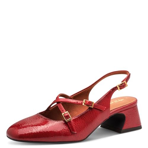 Tamaris Damskie czółenka Sling 1-29661-45, czerwone, 40 EU, czerwony, 40 EU