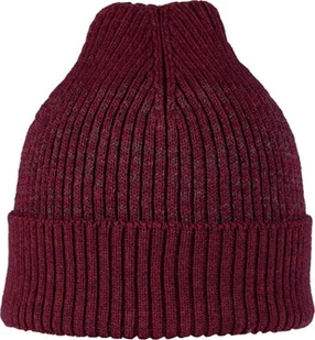 Buff Buff Merino Active Hat Beanie 1323396531000 Bordowe One size - Czapki damskie - miniaturka - grafika 1