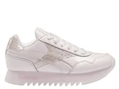 Buty dla dziewczynek - Buty dziecięce Reebok GW2648 ROYAL CL Różowe - miniaturka - grafika 1