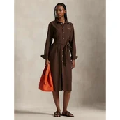 Sukienki - POLO RALPH LAUREN Sukienka z dodatkiem lnu - miniaturka - grafika 1