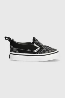 Buty dla dziewczynek - Vans tenisówki dziecięce TD Slip-On V kolor czarny - grafika 1