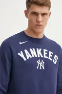 Bluzy męskie - Nike bluza New York Yankees męska kolor granatowy z aplikacją - miniaturka - grafika 1