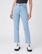 Spodnie damskie - Jeansy Wrangler Wild West Bluestone W2H23841C 29 32 - miniaturka - grafika 1