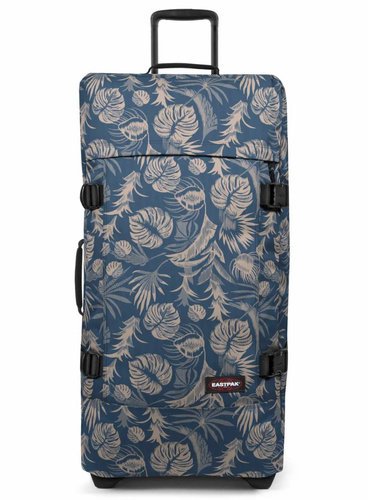 Duża torba podróżna Eastpak Tranverz L - brize blue / beige