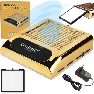TEMU Pochłaniacz Pyłu do Paznokci Manicure Bezworkowy z Filtrem HEPA 80W Złoty / Odkurzacz Do Paznokci / Wymienny Filtr Hepa / Dobre Ssanie / - Pozostałe urządzenia kosmetyczne - miniaturka - grafika 1