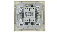Wyłączniki światła i elektryczne - Schneider Asfora łącznik świecznikowy podtynkowy podwójny kremowy EPH0300323 - miniaturka - grafika 1