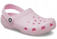 Buty dla dziewczynek - Crocs Classic Clog Kids 206991-6ZW Różowe 32/33 - miniaturka - grafika 1