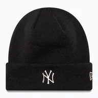 Czapki damskie - Czapka zimowa New Era Metallic Beanie Nyy black - miniaturka - grafika 1
