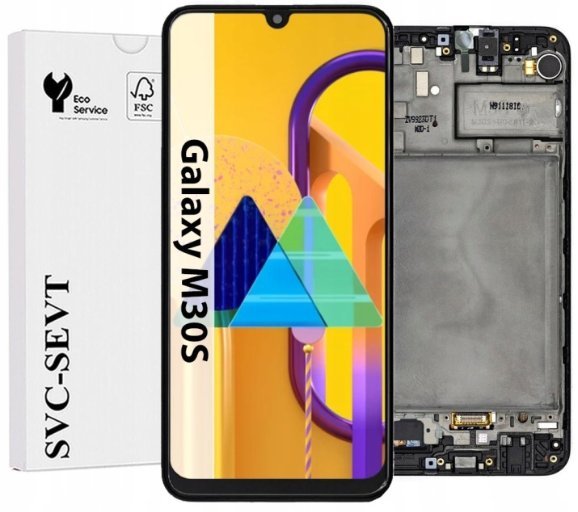 UTS-Group Wyświetlacz Do Samsung Galaxy M30s M307 Ramka Oryginał LCD Ekran