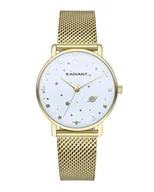Zegarki męskie - RADIANT Milky Way 36MM biały DIAL RA545202, złoty, Klasyczny - miniaturka - grafika 1