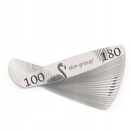 Akcesoria do paznokci - Aba Group Pilnik do Paznokci Elipsa 100/180 Slim Zestaw 25szt. - miniaturka - grafika 1