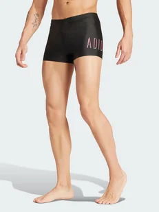 Kąpielówki bokserki męskie Adidas Lineage Boxer IU1885 7 Czarne (4067887648110) - Kąpielówki męskie - miniaturka - grafika 1