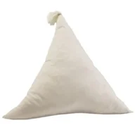 Kołdry i poduszki dla dzieci - Poduszka dla dziecka, trójkąt, beżowy z frędzelkiem, 40 cm - miniaturka - grafika 1