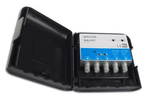 Alcad Alcad Wzmacniacz Masztowy AM-497 32dB 2xUHF+VHF+FM ZWMAT-AM497 - Wzmacniacze antenowe - miniaturka - grafika 1