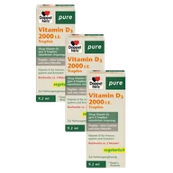 Witaminy i minerały - 3x Doppelherz® pure Witamina D3 2000, 3x 9,2 ml ZESTAW - miniaturka - grafika 1